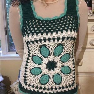 Y2K CROCHET COVER UP/ TOP